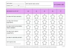 Vorschau - Mal- und Bastelvorlagen - Materialpaket Selbstständig & organisiert durch die Grundschule Wochenplan, Hausaufgaben & Heftführung (Klasse 2–3-4) - Seite 3