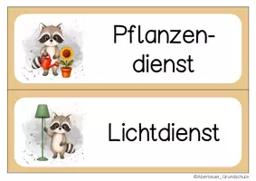 Vorschau - Anderer Materialtyp - Klassentier Waschbär Waschbärenklasse - Seite 3