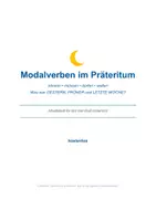 Vorschau - Arbeitsblätter - Modalverben im Präteritum üben (kostenlos) - Seite 1