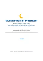 Vorschau - Arbeitsblätter - Modalverben im Präteritum üben (kostenlos) - Deckblatt