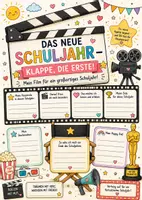 Vorschau - Mal- und Bastelvorlagen - Schulstart nach den Sommerferien – Klappe, die Erste! 🎬 | Kennenlernen, Ziele & Reflexion Grundschule Sek I - Seite 1
