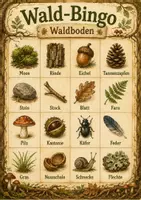 Vorschau - Spiele - Bellas großes Wald-Bingo | 10 Natur-Bingokarten für Wald, Kita, Grundschule & Familie - Seite 3