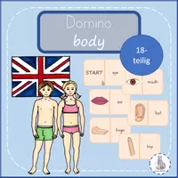 Vorschau - Spiele - body Domino Englisch Lasso Playway - Deckblatt