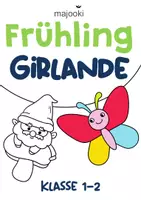 Vorschau - Mal- und Bastelvorlagen - Frühling Girlande Kunst - Frühling Girlande Bastelprojekt - Frühling Kunst Klasse 1 - Frühling Kunst Klasse 2 - Deckblatt