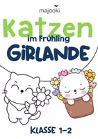 Vorschau - Mal- und Bastelvorlagen - Frühling Girlande Kunst - Frühling Girlande Bastelprojekt - Girlande basteln - Deckblatt