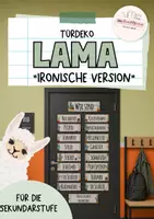 Vorschau - Poster - Türdeko Klassenzimmer | Lustige Klassenzimmer Deko Lama | Sekundarstufe Klasse 6 – 10 - Deckblatt