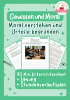 Vorschau - Stundenentwürfe - Moral verstehen und Urteile begründen | Ethik Klasse 7–9 - Deckblatt