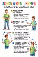 Vorschau - Arbeitsblätter - Lernposter + Arbeitsblätter zum Thema "Jonglieren" + Lösung & MP3 + Mindmap + Infografik - Deckblatt