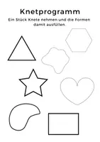 Vorschau - Spiele - Knetprogramm Formen - Deckblatt