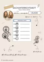 Vorschau - Arbeitsblätter - Sachunterricht / Tiere im Winter / Hefteintrag / Bildkarten - Deckblatt