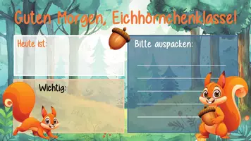 Vorschau - Poster - Digitale Tafelbilder: Eichhörnchenklasse - Seite 1