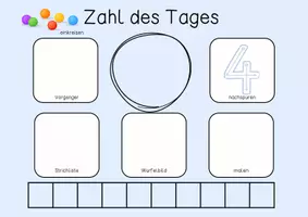 Vorschau - Präsentationen/Tafelbilder - Zahl des Tages Grundschule - Seite 3