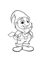 Vorschau - Arbeitsblätter - Ausmalbilder & Prickelbilder PAKET Thema Gartenzwerg - Grundschule - Bastelvorlagen - Seite 3