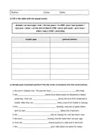 Vorschau - Arbeitsblätter - Simple Past or Present Perfect: Grammar (English) - Seite 2