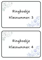 Voorbeeld - Ringboekje Thema Oceaan Dreaming - Pagina 1