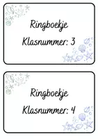 Voorbeeld - Ringboekjes Thema Oceaan - Pagina 1