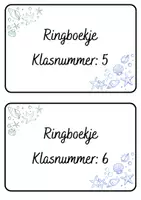 Voorbeeld - Ringboekjes Thema Oceaan - Pagina 2