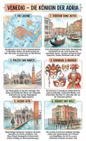Vorschau - Arbeitsblätter - Lernposter + Arbeitsblätter zum Thema "Venedig" + Lösung & MP3 + Mindmap + Infografik - Deckblatt