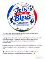 Aperçu - Feuilles d'exercices - Je lis avec les Bleus ! - Page de couverture