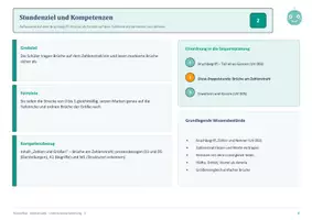 Vorschau - Stundenentwürfe - Mathe UV Klasse 6 Zahlenstrahl kennenlernen - Seite 1