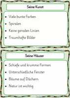 Vorschau - Merkblätter - Hundertwasser kennenlernen Wissenskartei Künstler - Seite 2