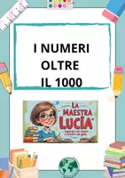anteprima - Esercizi - I NUMERI OLTRE IL 1000 - Pagina di copertina