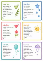 Vorschau - Bildkarten - 🌈 Gebetskarten für Kinder – 102 verschiedene Gebete - Seite 1