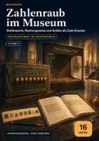 Vorschau - Arbeitsblätter - Mathe-Escape-Room Klasse 5: Zahlenraub im Museum – Stellenwerte, Rechengesetze und Größen als Rätsel mit Selbstkontrolle - Deckblatt