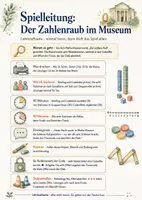 Vorschau - Arbeitsblätter - Mathe-Escape-Room Klasse 5: Zahlenraub im Museum – Stellenwerte, Rechengesetze und Größen als Rätsel mit Selbstkontrolle - Seite 1