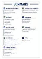 Aperçu - Outils du professeur - Carnet du professeur principal - Page 2