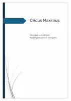 Vorschau - Arbeitsblätter - Latein sprechen, üben, vertiefen Circus Maximus (prima 1) - Deckblatt