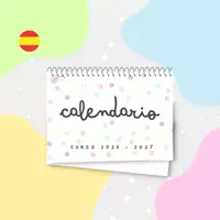 Vista previa - Refuerzo / NEE / Materiales de apoyo - CALENDARIO MENSUAL CURSO 2026-2027 - Portada