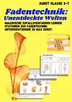 Vorschau - Mal- und Bastelvorlagen - Fadentechnik: Stationenarbeit (Kunst, Malerei) - Seite 1