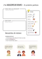 Vorschau - Arbeitsblätter - Pretérito perfecto: Mis vacaciones de verano - Seite 2