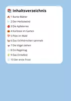 Vorschau - Stundenentwürfe - Lesetraining Herbst – Deutsch Klasse 3 | 10 Lesetexte - Seite 1