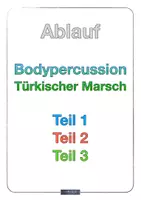 Vorschau - Stundenentwürfe - Bodypercussion Türkischer Marsch (Mozart) • sofort einsatzbereit • mehrfach differenziert • auch Musik fachfremd - Seite 2