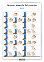 Vorschau - Stundenentwürfe - Bodypercussion Türkischer Marsch (Mozart) • sofort einsatzbereit • mehrfach differenziert • auch Musik fachfremd - Seite 3