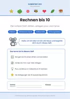 Vorschau - Arbeitsblätter - Rechenstart – Grundrechnen bis 20 · 5 Hefte im Paket - Seite 1