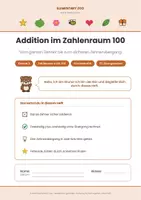 Vorschau - Arbeitsblätter - Addition bis 100 – Kl. 2 | Mathematik - Seite 1