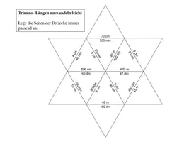 Vorschau - Spiele - Trimino Längen umwandeln - Seite 1
