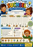 Vorschau - Arbeitsblätter - SUCHSEL - WÖRTER FINDEN - DEUTSCH - qlixu - Deckblatt