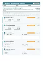 Vorschau - Klassenarbeiten - Diagnosetest Mathematik Mittelschule Klasse 6 - Deckblatt