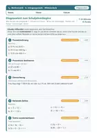 Vorschau - Klassenarbeiten - Diagnosetest Mathematik Mittelschule Klasse 8 - Deckblatt