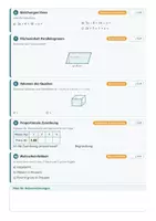 Vorschau - Klassenarbeiten - Diagnosetest Mathematik Mittelschule Klasse 8 - Seite 1