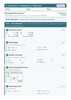 Vorschau - Prüfungsvorbereitung - Prüfungstraining Mathematik Quali 9 – 3 Übungsprüfungen - Deckblatt