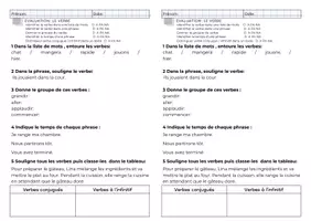 Aperçu - Préparation de séquence / Séquence complète - eval-francais P1-cm1-cm2by-profdeaaz - Page 1