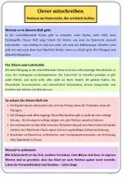 Vorschau - Arbeitsblätter - Clever mitschreiben – Notizen im Unterricht richtig machen Lernmethoden mit Übungen Klasse 5 & Klasse 6 - Seite 1