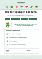 Vorschau - Arbeitsblätter - Zerlegungen der 10 – Kl. 1 | Mathematik - Seite 1