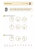 Vorschau - Arbeitsblätter - Uhrzeit & Kalender – Lernmaterial Kl. 1/2 - Seite 3