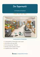 Vorschau - Arbeitsblätter - Der Supermarkt – Ein Praktikum im Einzelhandel – Lesespurgeschichte mit Rätselaufgaben (Klasse 10) - Seite 1